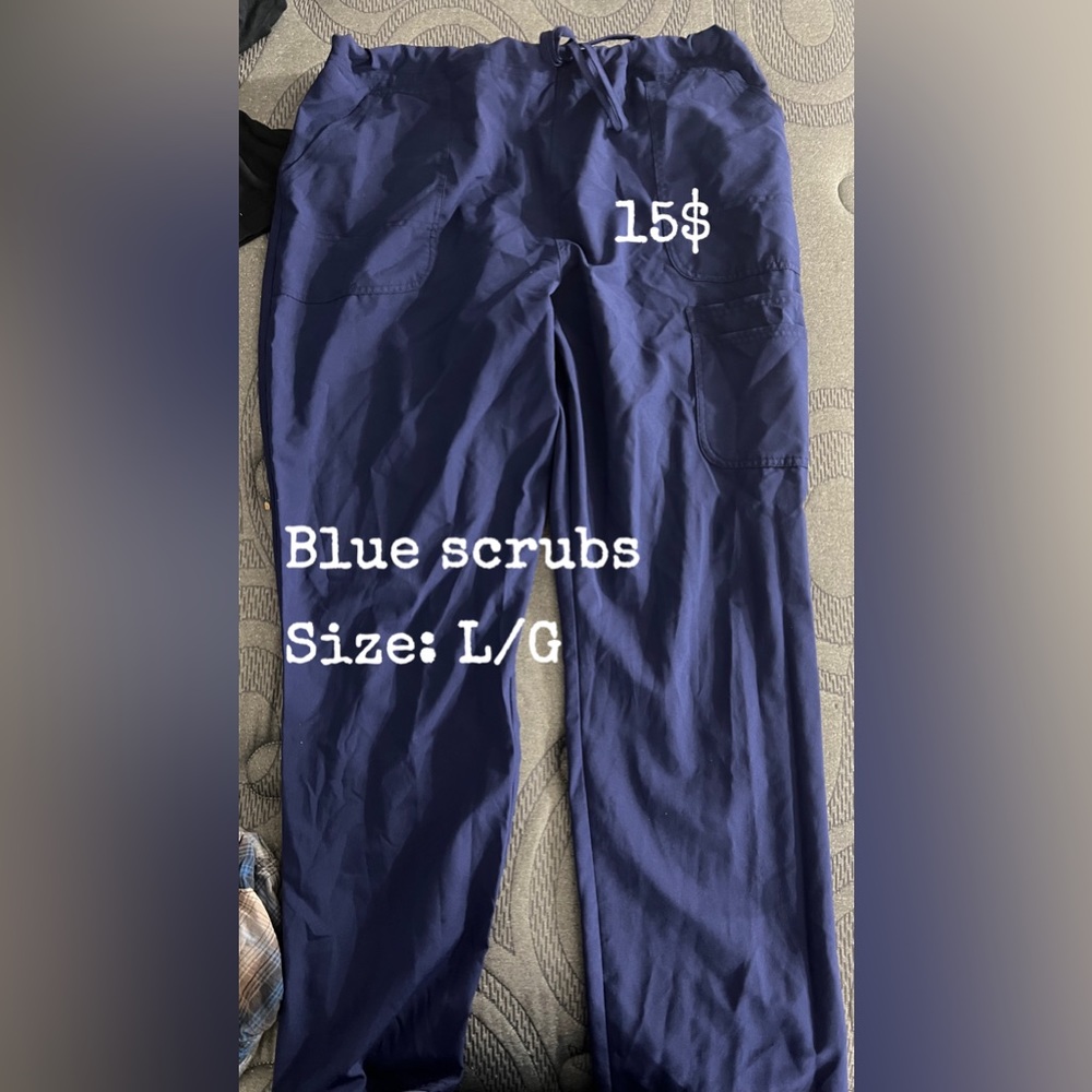 Blue scrubs